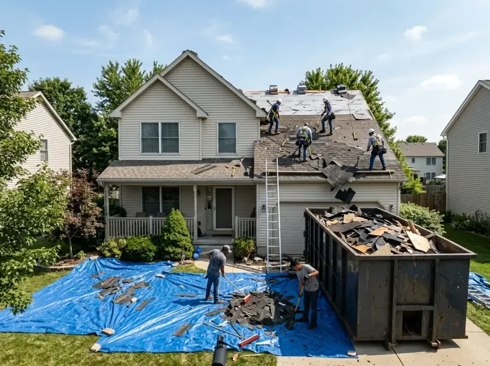 roof-replacement-debris-remova-004 — frequently asked questions, Cheapest Dumpster Rentals in New Castle, IN